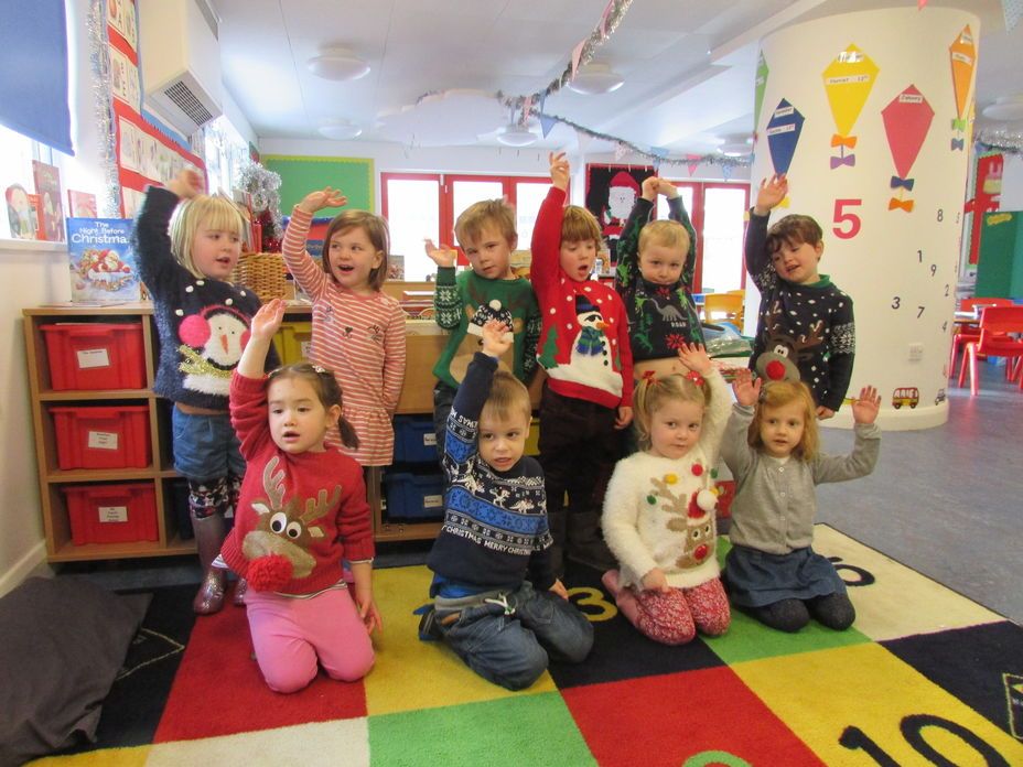 Christmas Jumper Day in the HCJS Nursery